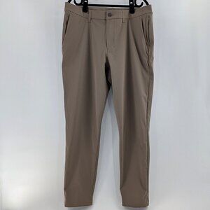 Lululemon ABC Classic-Fit Trouser Warpstreme Mens Khaki Size 34